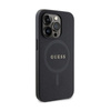 Guess Saffiano MagSafe - iPhone 14 Pro tok (fekete)