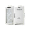 DKNY Liquid Glitter Multilogo - iPhone 15 Pro Max Tasche (weiß)