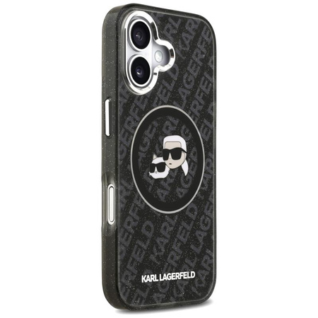 ETUI DO IPHONE 17 do MAGSAFE KARL LAGERFELD ORYGINALNE CZARNE MODNE CASE