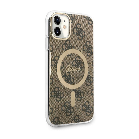 Guess 4G MagSafe - Case for iPhone 11 (Brown)