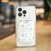 Magnetické pouzdro na karty Case-Mate MagSafe - magnetická peněženka (Floral Gems)