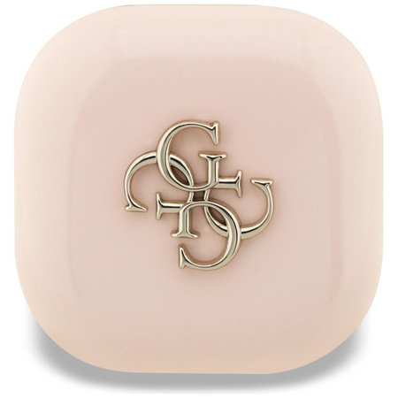 Guess 4G Metal Logo - TWS Bluetooth Earphones + Charging Case (Pink)