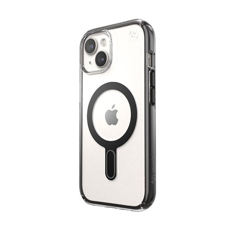 Speck Presidio Perfect-Clear ClickLock & Magsafe - Hülle für iPhone 16e / iPhone 15 / iPhone 14 / iPhone 13 (Clear / Frosted Black / Slate Grey)