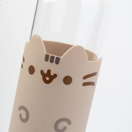 Pusheen - Skleněná láhev na vodu 500 ml