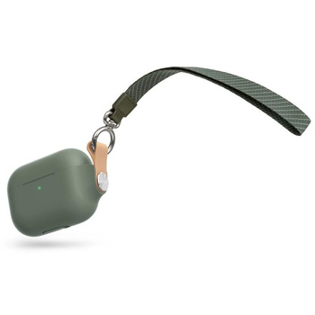 Moshi Pebbo – Etui AirPods Pro z odpinanym paskiem na rękę (Mint Green)