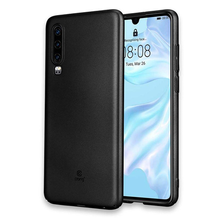 Crong Smooth Skin - Huawei P30 Tasche (schwarz)