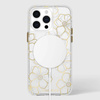 Case-Mate Floral Gems MagSafe - iPhone 15 Pro Max Hülle (Gold)