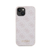 Guess 4G Metal Gold Logo - Case for iPhone 15 (Pink)