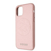 Guess Saffiano 4G Circle Logo - Coque iPhone 11 Pro Max (rose)