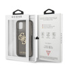Guess Glitter 4G Big Logo - iPhone 12 / iPhone 12 Pro tok (fekete)