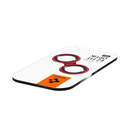 Spigen Optik.TR kamera objektívvédő - lencsevédő üveg Apple iPhone 14 / iPhone 14 Plus készülékhez (2 db) (piros)