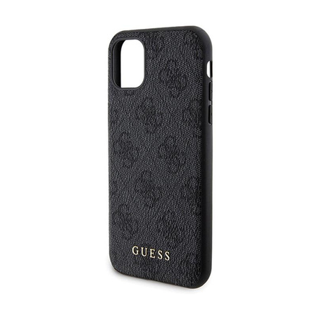 Guess Bundle Pack MagSafe 4G Metal Gold Logo - Case Set + Power Bank 5000mAh MagSafe iPhone 11 (black)