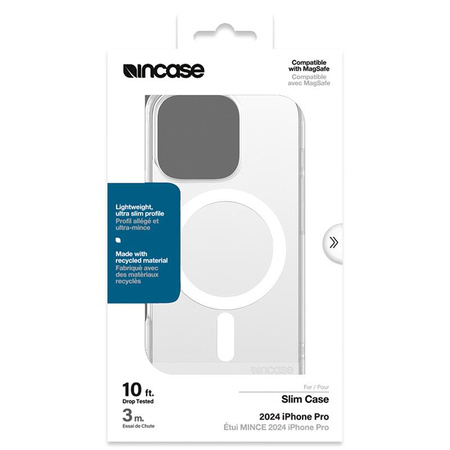 Incase Slim Case MagSafe - iPhone 16 Pro Case (Clear)