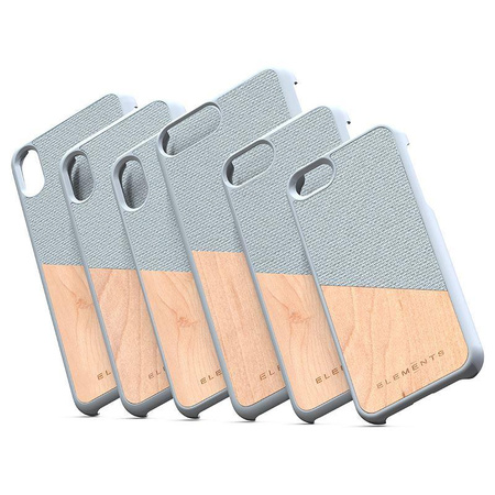 Nordic Elements Original Hel - Holzetui für iPhone XR (Hellgrau)