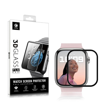 Mocolo 3D Glass Full Glue - 41 mm-es Apple Watch 7/8 képernyővédőüveg