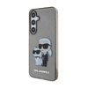 Karl Lagerfeld IML Glitter Karl & Choupette - Samsung Galaxy S24+ tok (fekete)