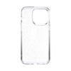 Speck Presidio Perfect-Clear mit Glitter - iPhone 13 Pro Hülle mit MICROBAN-Beschichtung (Klar/Platin Glitter)