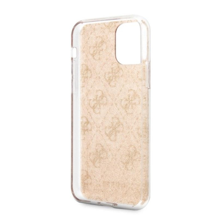 Guess 4G Glitter - iPhone 11 Case (Gold)
