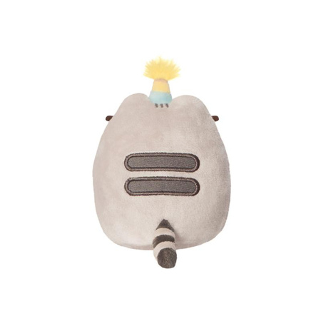 Pusheen - Plüss kabalafigura születésnapi sapkával 12 cm