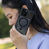 STM Relax Sand MagSafe - iPhone 15 Case (Black / Grey)