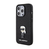 Karl Lagerfeld Fixed Glitter Iconic Logo Metal Pin - iPhone 15 Pro Max Tasche (schwarz)