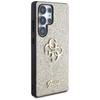 Guess Fixed Glitter Big 4G Metal Logo - Case for Samsung Galaxy S25 Ultra (Gold)
