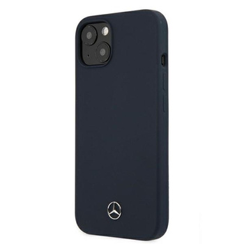 Mercedes Silicone Line - pouzdro pro iPhone 13 (námořnická modrá)