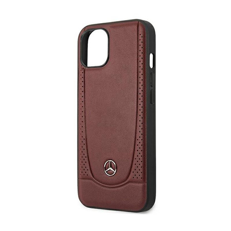 Mercedes Leather Urban Line - Case for iPhone 15 (red)