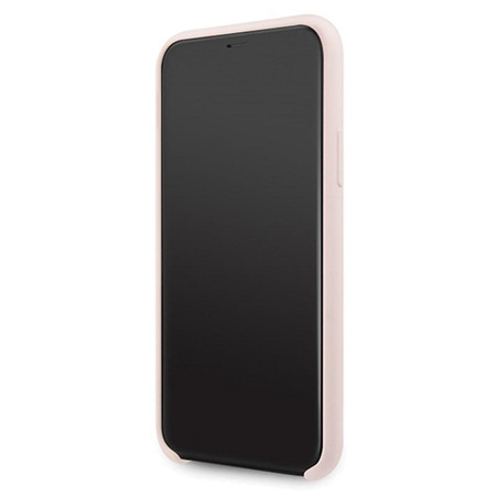 Karl Lagerfeld Fullbody Silicone Iconic - pouzdro pro iPhone 11 Pro (růžové)