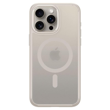 Spigen Ultra Hybrid MagSafe - Gehäuse für iPhone 15 Pro (Frost Natural Titanium)