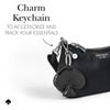 Kate Spade New York Charm kulcstartó - Védő medál tok az Apple AirTaghez (Spade)