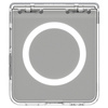 Spigen Ultra Hybrid Pro MagSafe - tok a Samsung Galaxy Z Flip 7 készülékhez (átlátszó/fehér)