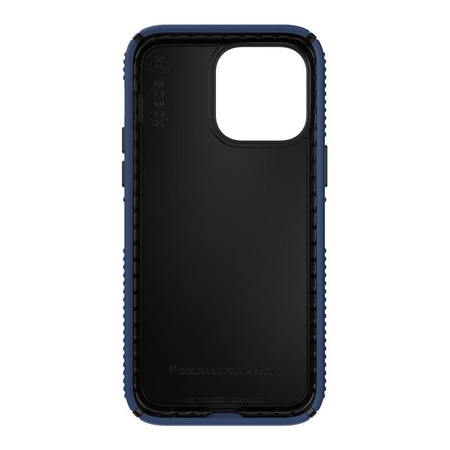 Speck Presidio2 Grip - Csúszásgátló tok iPhone 14 Pro Max készülékhez (Coastal Blue / Fekete / Fehér)