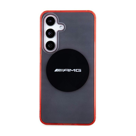 AMG Transparentes Bicolor MagSafe - Samsung Galaxy S24 Gehäuse (schwarz)