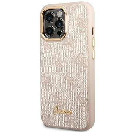 Guess 4G Metal Camera Outline Case - iPhone 14 Pro Case (Pink)