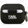 Karl Lagerfeld Szilikon Karl & Choupette Head 3D - AirPods Pro 3 tok (fekete)