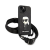 Karl Lagerfeld NFT Monogram Ikonik Patch - Hülle für iPhone 14 (Schwarz)
