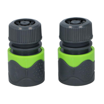 ZŁĄCZKA 12 DO WĘŻA OGRODOWEGO, do Zaworu, do Kranu, Kinzo 1/2, 2 szt.