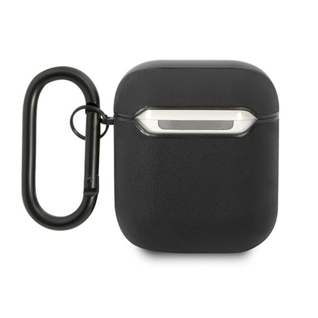 AMG Leather Big Logo - pouzdro na AirPods (černé)