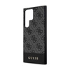 Guess 4G Bottom Stripe Metall Logo Kollektion - Samsung Galaxy S24 Ultra Case (schwarz)