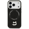 Karl Lagerfeld Choupette Pin MagSafe - Case for iPhone 17 Pro (black)