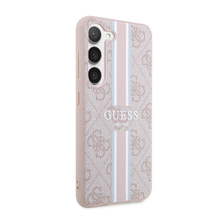 Guess 4G Printed Stripe - Samsung Galaxy S23 Case (pink)