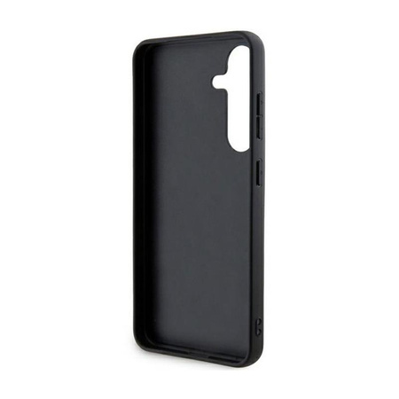 DKNY Leather Mono Stripe & Metal Logo - Etui Samsung Galaxy S24 (czarny)