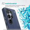 Speck Presidio2 Grip Magnet - Étui Samsung Galaxy S25 Ultra MagSafe (Bleu côtier/Gris poussière/Blanc)