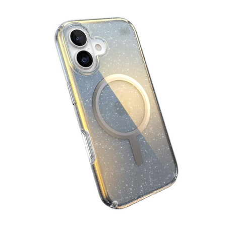 Speck Presidio Lux MagSafe - iPhone 17 tok (hipertükör csillogás / ezüstmetál)
