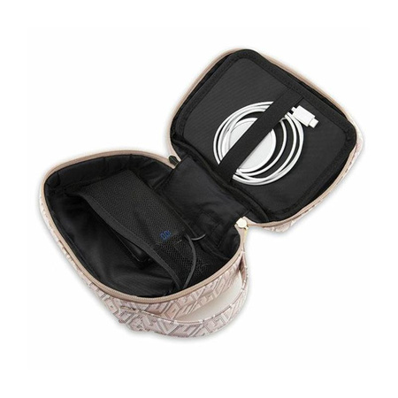 Guess GCube Stripe Travel Universal Bag - Accessory Organizer (Pink)