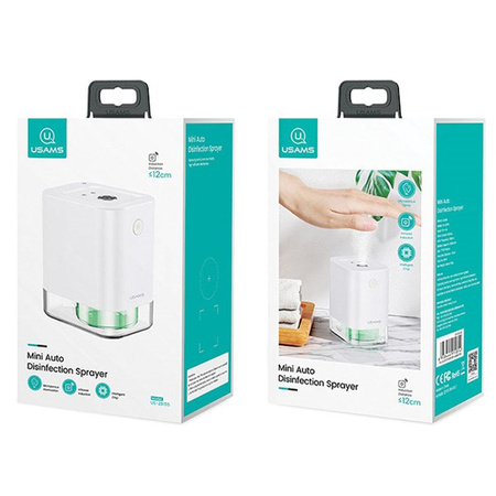 USAMS US-ZB155 - Automatický dávkovač dezinfekčního prostředku ve spreji (bílý)