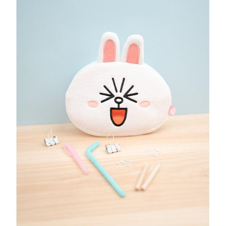 Line Friends - Plüsch Federmäppchen / Schminktasche Hase Cony