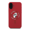Karl Lagerfeld szilikon Karl & Choupette Ring MagSafe - iPhone 16 tok (piros)