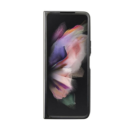 Kožené pouzdro Guess 4G Diamond Triangle - Samsung Z Fold 5 (černé)